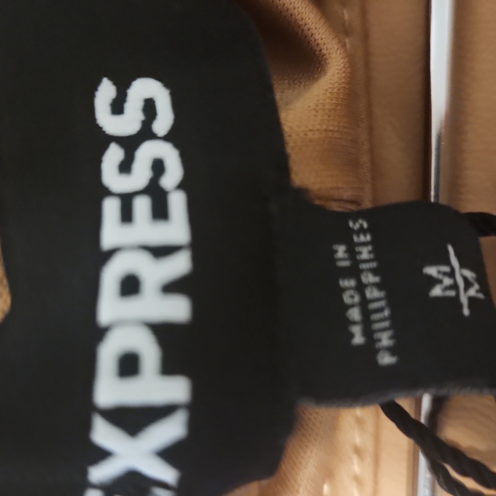 **Express Tan Pencil Skirt - Picture 4 of 5